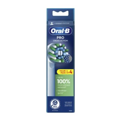 Oral-B Cross Action Pro avec technologie CleanMaximiser 4 pièces