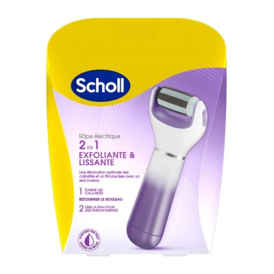 Scholl Râpe Electrique 2en1 Exfoliante Lissante