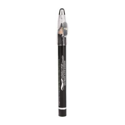 Crayon noir pour les yeux et fard à paupières Lovely Pop Cosmetics avec taille-crayon intégré