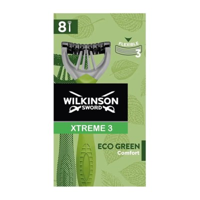 Lot de 8 lames de rasoir Wilkinson Sword Xtreme 3 Eco Vert - Rasage haut de gamme