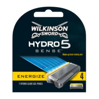 Wilkinson Sword Hydro 5 Sense Energize Recharges 4 pièces