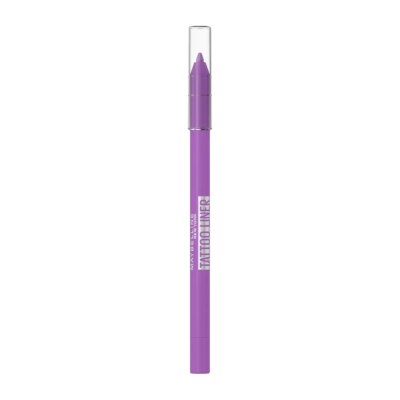 Eyeliner violet Maybelline New York Tattoo Liner avec capuchon transparent