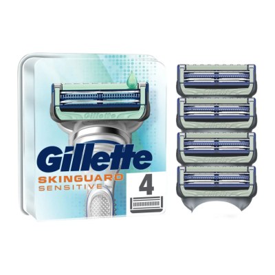 Rasoir Gillette SkinGuard Sensitive avec quatre lames de rechange