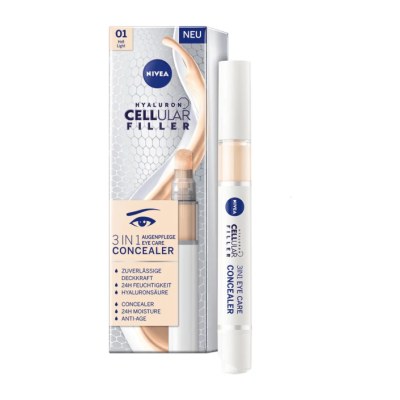 Nivea contour des yeux teintée en Hyaluron Filler 01 Light 4 ml