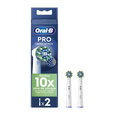 ORAL-B Cross Action-opzetborstel met Clean Maximiser 2 oplaadbeurten