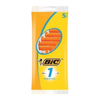 Rasoirs jetables BIC Sensitive 5 pièces