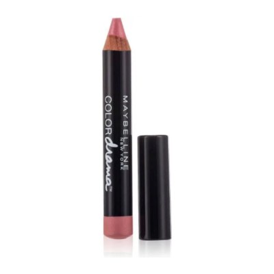 Crayon à lèvres Maybelline Color Drama rose avec son capuchon