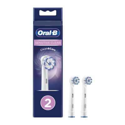 Oral B Sensitive Clean Maximiser Brush Heads 2 Pack