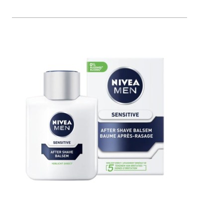 NIVEA MEN Peau Sensible Baume Soin Après Rasage 0% d’alcool