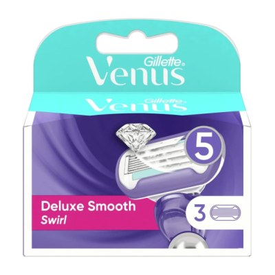 Gillette Venus Deluxe Smooth Swirl 3 lames de recharge