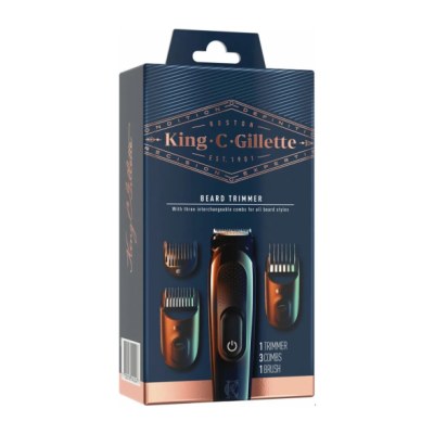 Tondeuse à barbe sans fil King C. Gillette