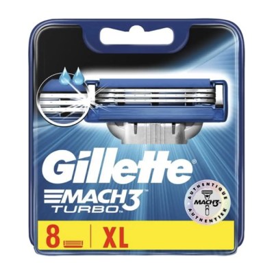 Gillette Mach 3 Turbo 8 lames de rasoir