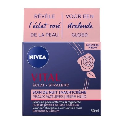 NIVEA Vital Radiant Crème de nuit anti-rides 50 ml