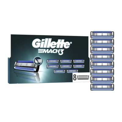Gillette Mach3 X8 Lames De Rasoir Pour Homme
