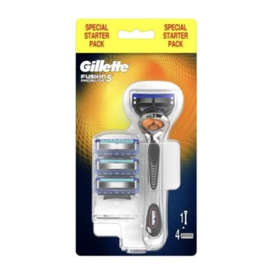 Gillette Fusion5 Proglide avec support et 4 lames