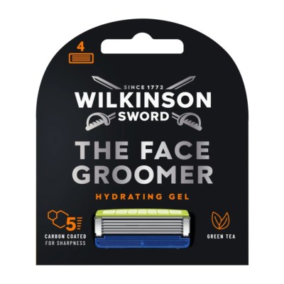 Lames de rasoir Wilkinson The Face Groomer Hydrating Gel paquet de 4