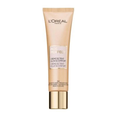 Crème Teintée Eclat Age Perfect 02 Médium à Mate L’Oréal Paris 30ml