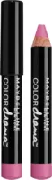 Deux crayons cosmétiques noirs à embout rose, l’un taillé et l’autre avec son capuchon