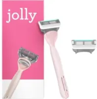 Jolly rose Rasoir Femme 2 Lames de Rasoir avec Manche