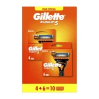 Gillette Fusion 5 Lames De Rasoir Pour Homme 10 Unités