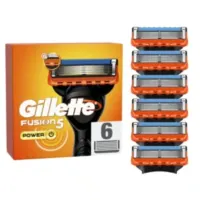 Gillette Fusion5 Power Lames de Rasoir pour Homme 6 pièces