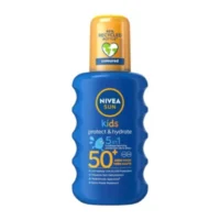 Crème solaire pour enfants NIVEA Sun Kids Protect & Hydrate, SPF 50+, très haute protection UVA/UVB résistante à l’eau