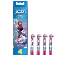 Pack de 4 brosses à dents Oral-B Stages Power pour enfants, décorées avec les personnages de La Reine des neiges
