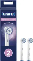 Emballage Oral-B Sensitive Clean contenant deux brossettes de rechange pour brosse à dents électrique