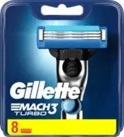 Gillette Mach3 Turbo 8 pièces Lames de rasoir