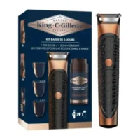 Coffret Barbe Kit Barbe Tondeuse et Soin Hydratant GILLETTE King C