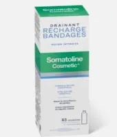 Boîte de recharge Somatoline Cosmetic pour bandages drainants, formule saline osmotique, 3 utilisations