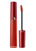 Giorgio Armmani Lip Maestro intense velvet color Liquid Lipstick 418 burn red